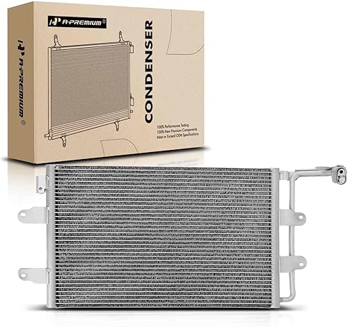 A-Premium Condensador de aire acondicionado compatible con Volkswagen Beetle 2006 2007 2008 2009 2010, L5 2.5L, repuesto # 1C0820413B