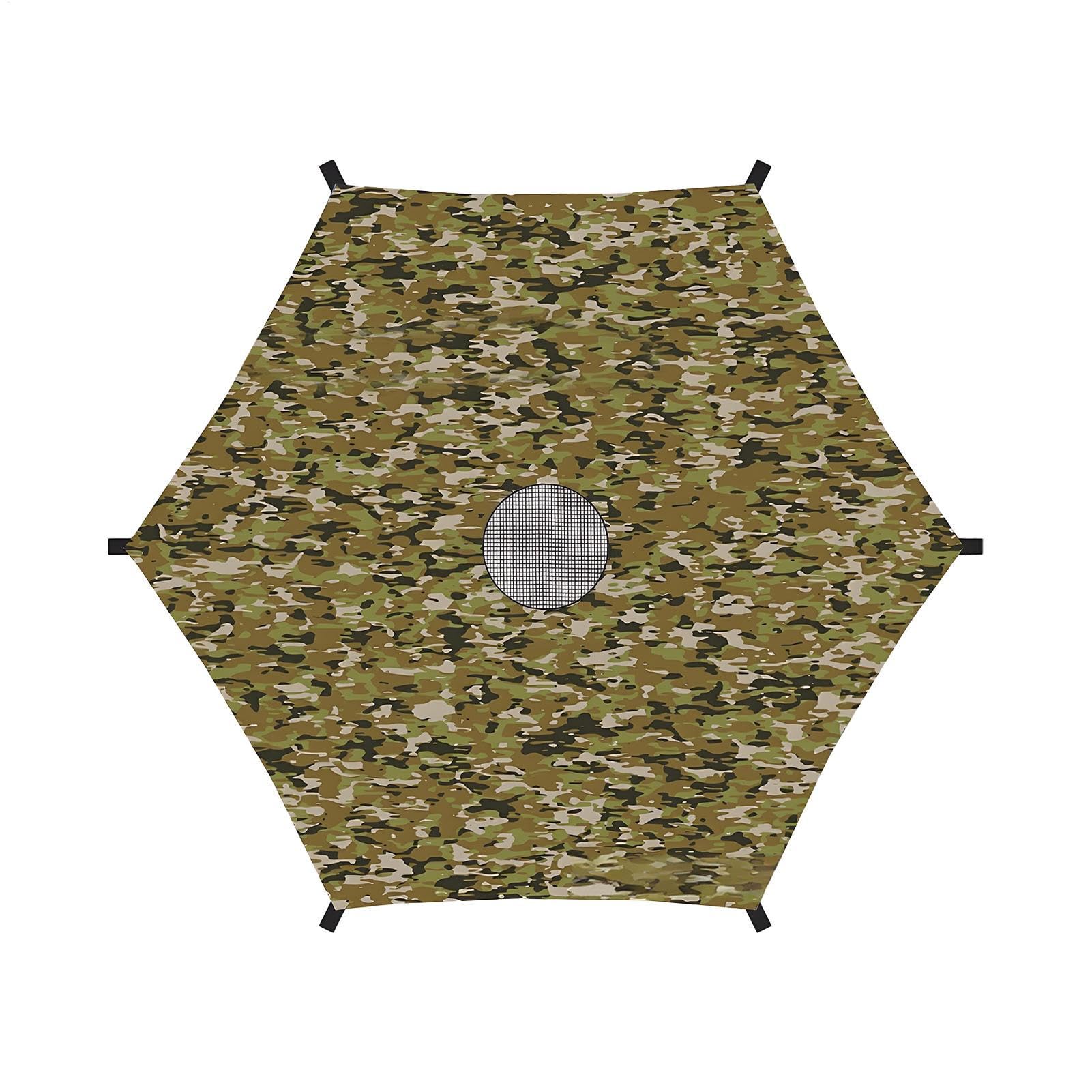 Trampoline Shade Cover, Sun Protection Canopy, Waterproof Jumping Plaything Sunshade, Outdoor Trampoline Shading Coverings Replacement for 6ft-16ft Playground and Garden Use