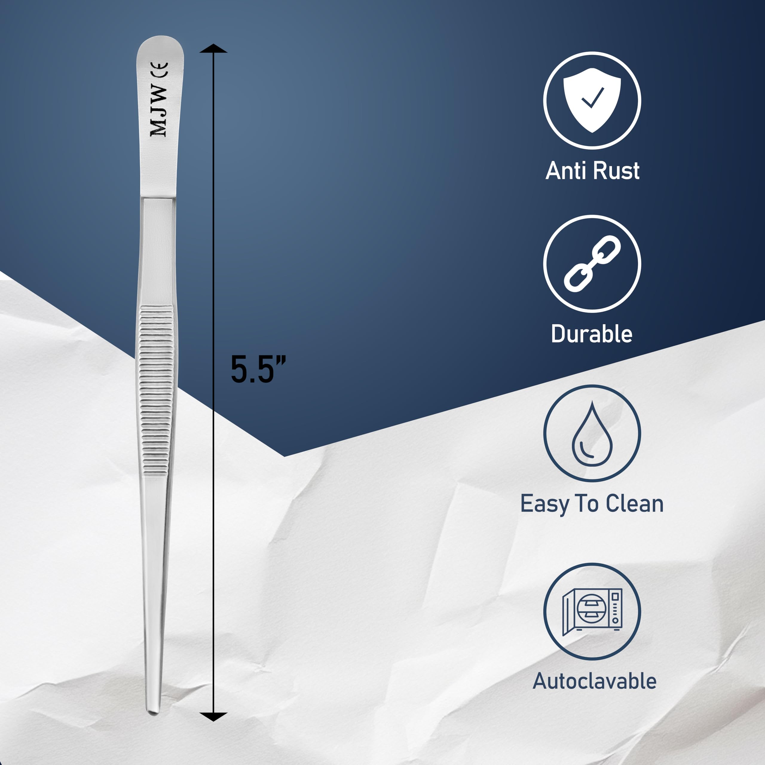 Pinzetta Curva In Acciaio 16.5cm | Punta Seghettata | Per Cucito, Modellismo E Lavori Di Precisione - Foto 11