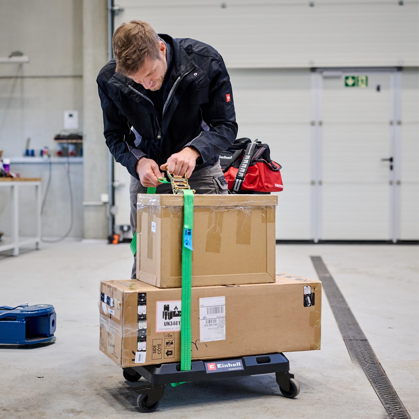 Einhell E-Case Transportwagen - Onderdeel van het Einhell E-Case