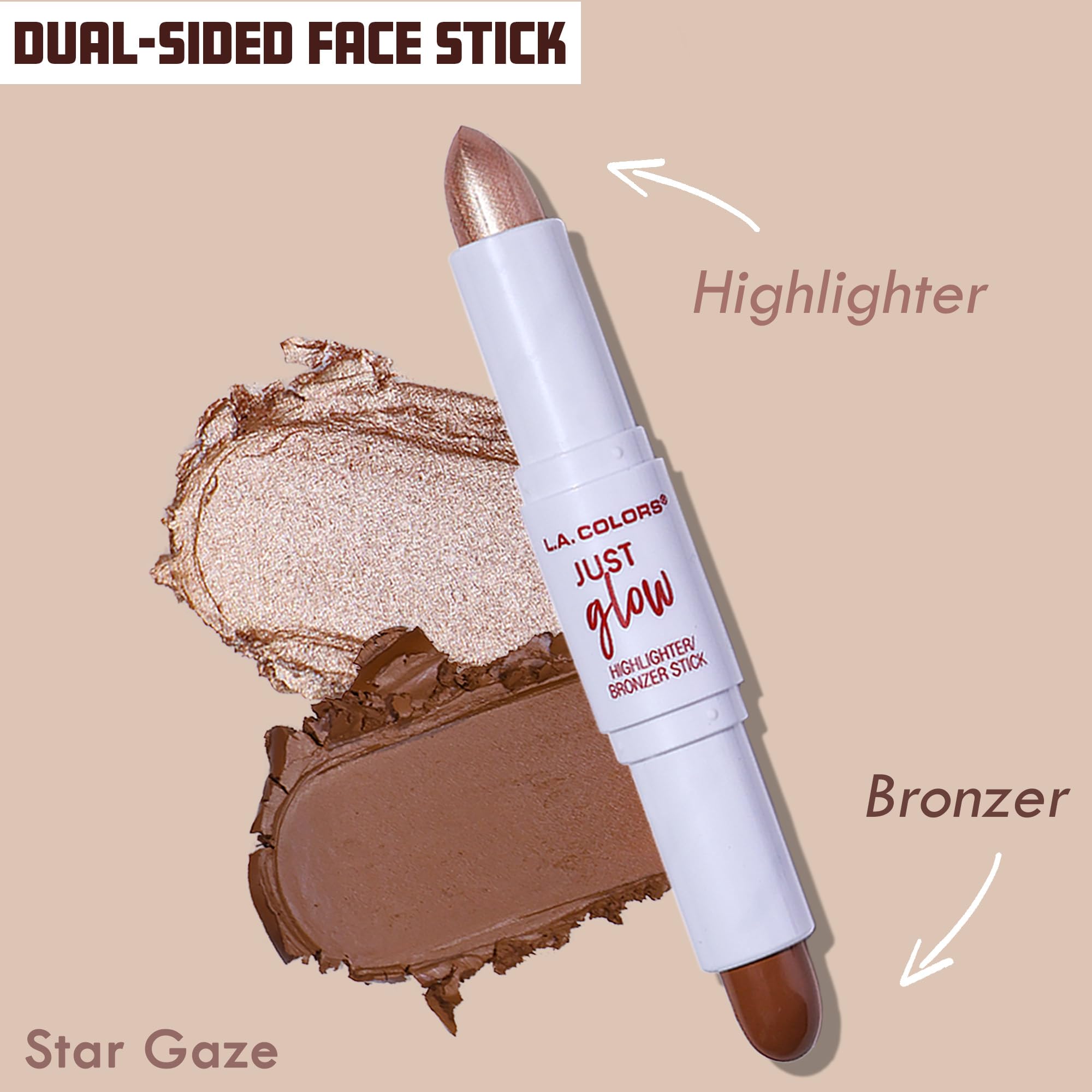 Amazon.com: L.A. COLORS Just Glow Highlight Stick – Dual-Sided