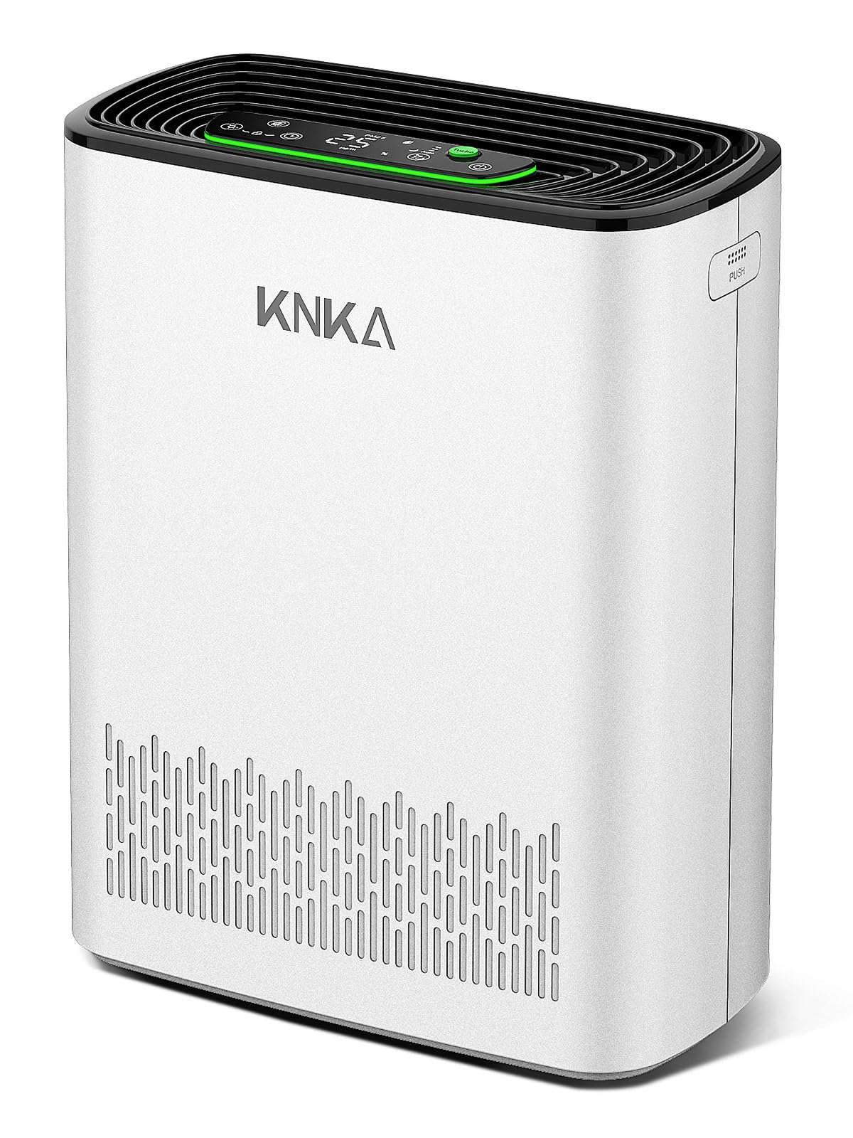 KNKA Air Purifiers for Home Large Room Bedroom Up to 1123 Ft² in 1 Hr, Washable Filters, AQI Display, Turbo Mode, Auto & Sleep Modes, HEPA Air Cleaner for Dust, Pet Hair, Pollen (APH3000)