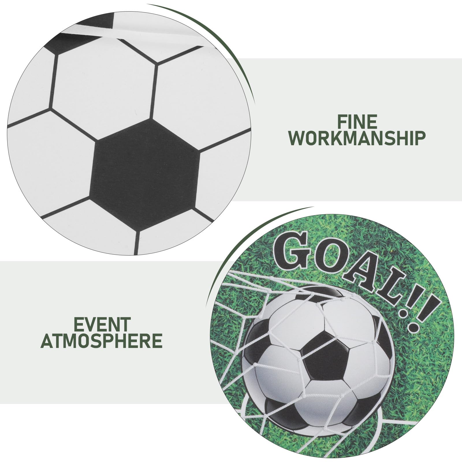 iplusmile Guirlandes De Fanions De Football Lot De 5 BannièRes Triangulaires En Papier Aux Couleurs Assorties DéCorations De FêTe Coupe Du Monde 2026 Et Anniversaire À ThèMe Football