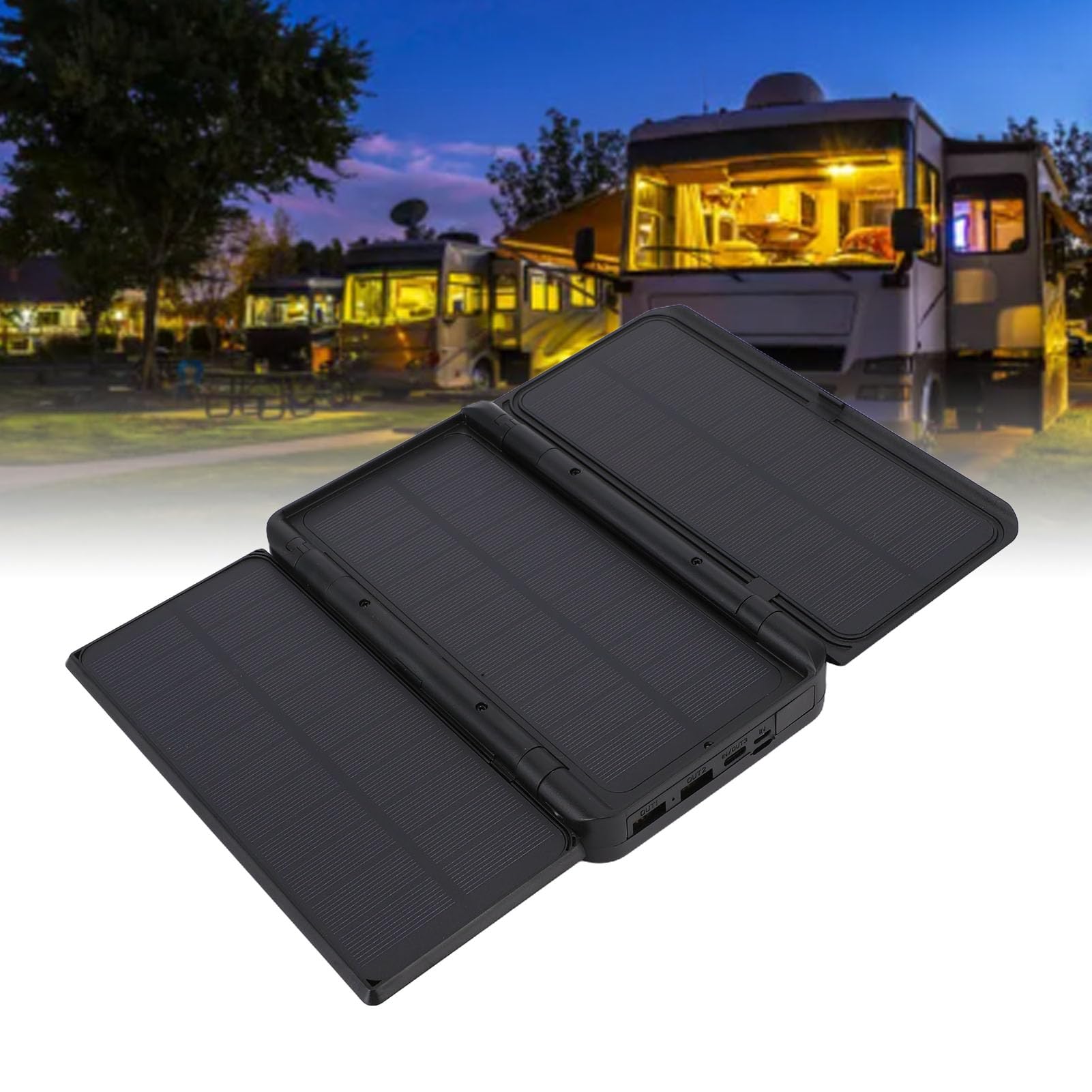 Power Bank Solare Portatile da 10000 MAh con Ricarica Rapida per il