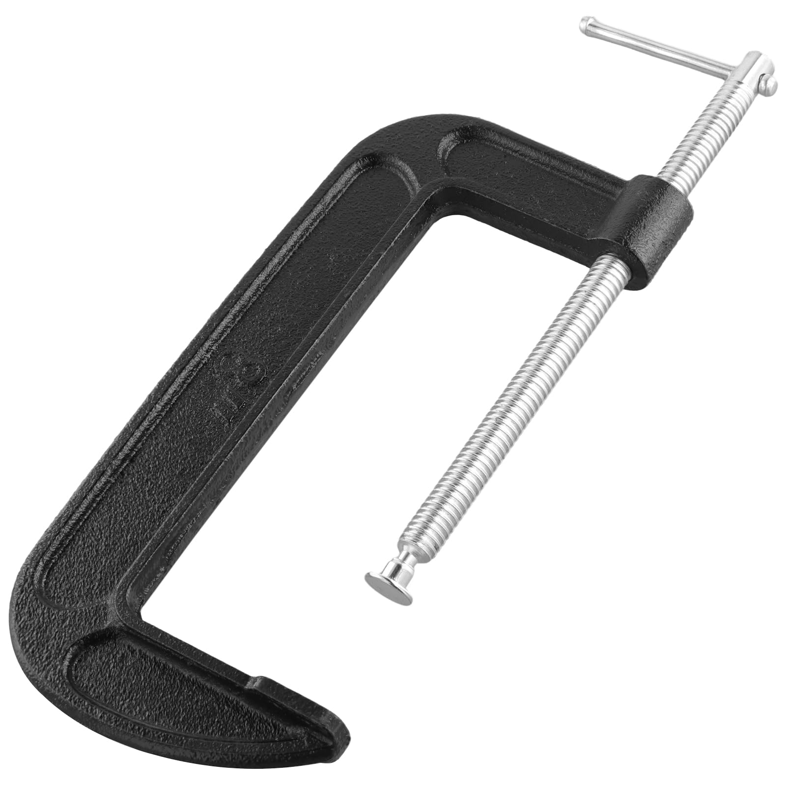 LEXININ 8 Inch G Clamp, Jaw Opening 215mm Black Cast Iron C Clamps for Woodworking Welding Building