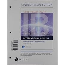 International Business, Student Value Edition + 2019 MyLab Management with Pearson eText -- Access Card Package