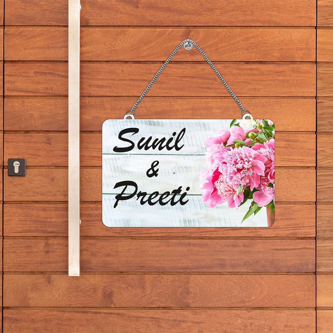 CVANU Customized Wooden Name Plate for Home Entrance Multicolour Size(10.5x18inch)_C1 — Amazon image 27