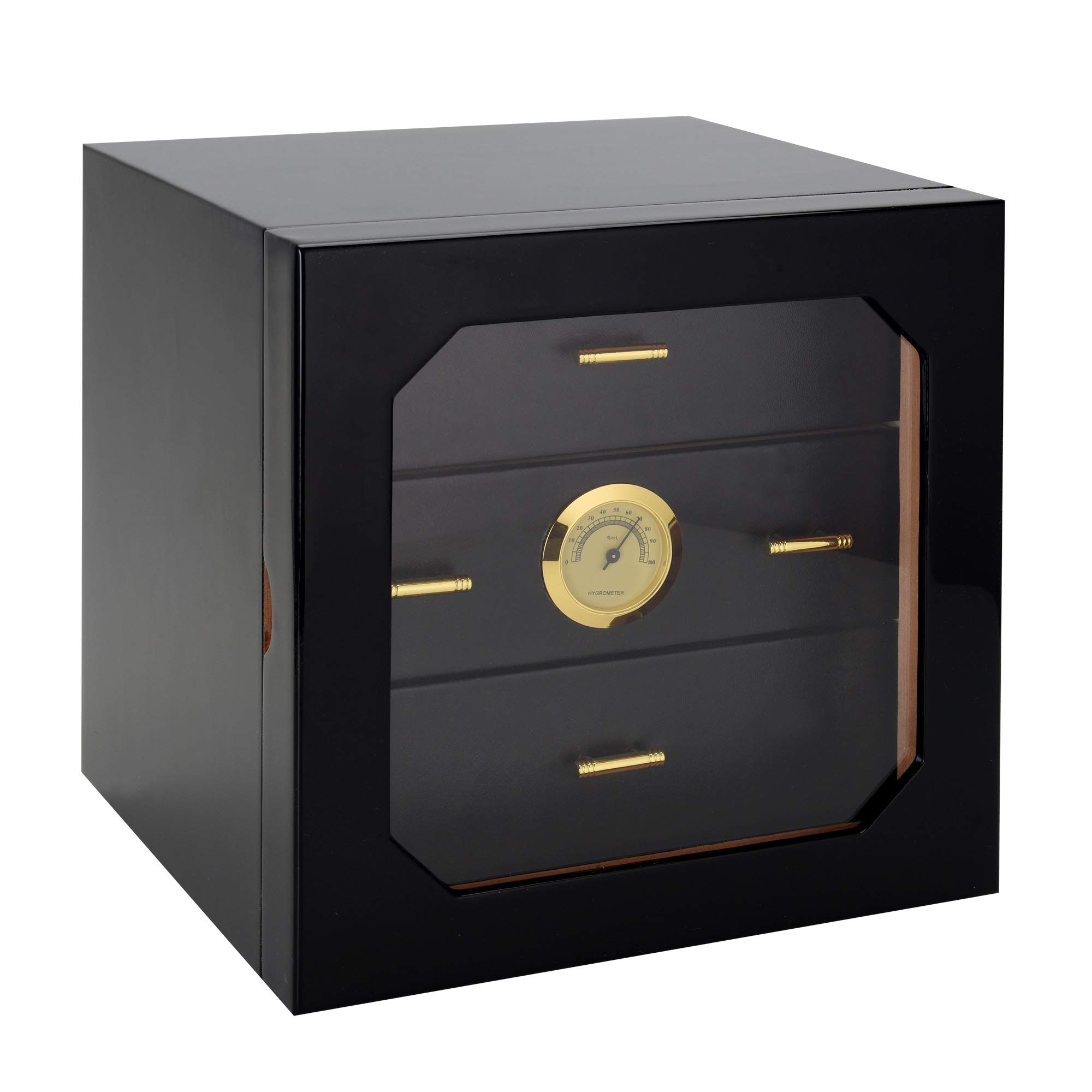 Buy Cigar CD07B, Store up to 100 Cigars, Humidor with 3 Cedar