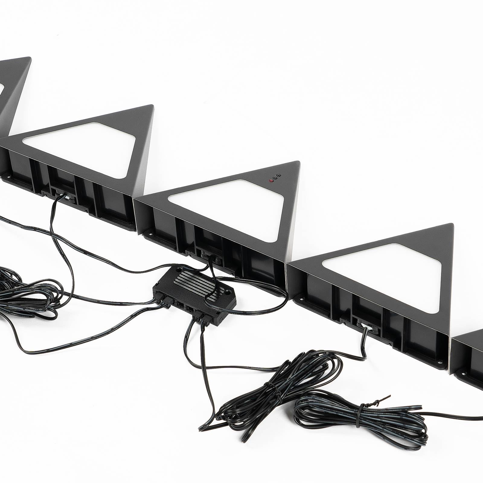 LED Lampes sous meuble Odia à intensité variable (Moderne) en Noir Inox e. a. pour Salon & Salle manger (à 5 lampes,), Lampe