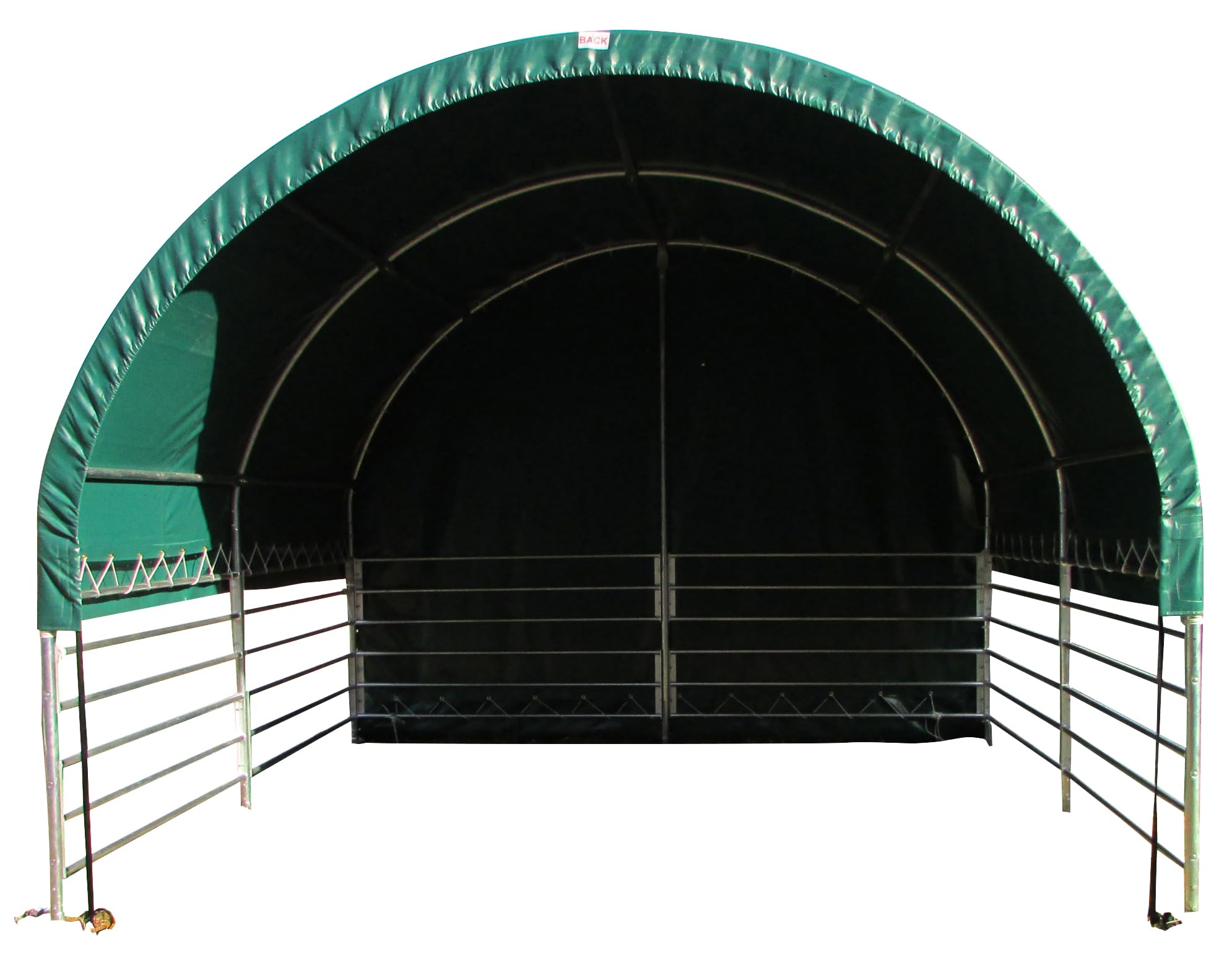 P. Lindberg Weidezelt für Pferde 4 x 4 m, 610 g/m² wasserdichte PVC-Plane
