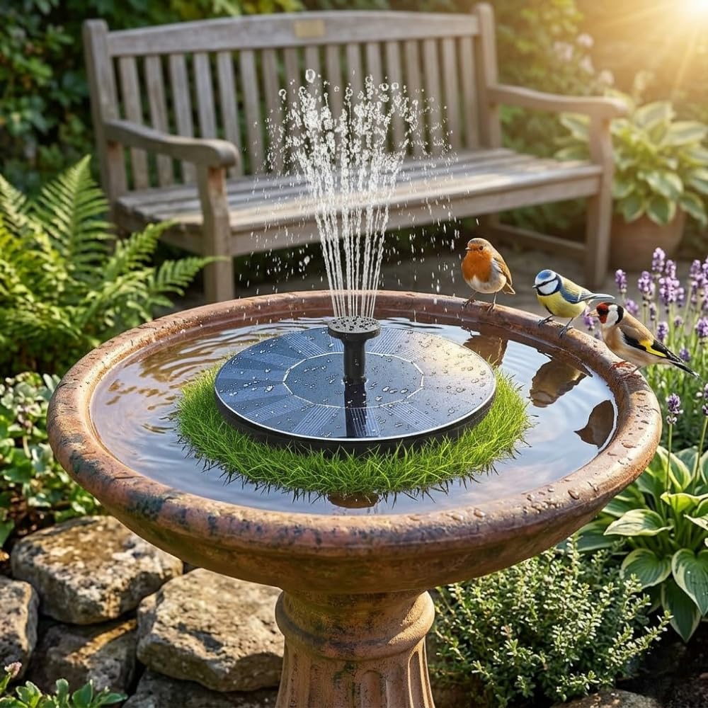 Drumstone 2.5W Solar Fountain Pump with Battery Backup, Floating Solar Water Pump for Bird Bath Garden Pond Pool Outdoor -(𝐒𝐩𝐞𝐜𝐢𝐚𝐥 𝟏𝟓 𝐘𝐞𝐚𝐫𝐬 𝐖𝐚𝐫𝐫𝐚𝐧𝐭𝐲)-image-48