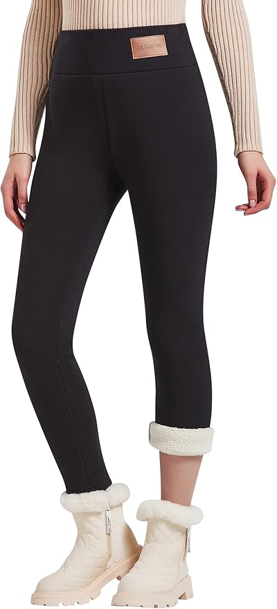 Womens Winter Warm Thick Trousers Thermal Fleece Lined Stretchy Leggings Pants – Buy The Best Products In The Online Store - Foto 5