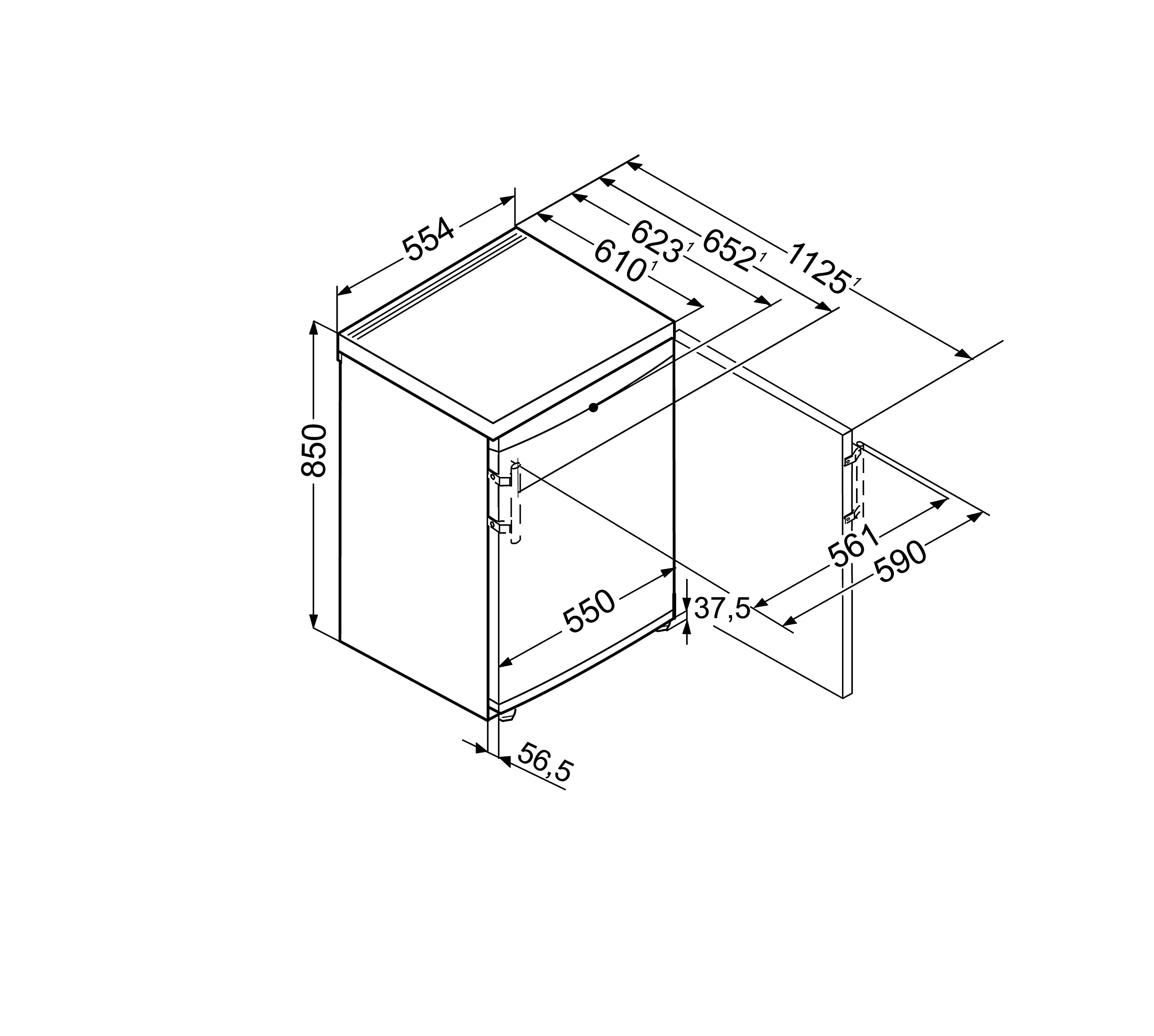 Réfrigérateur - Frigo Liebherr TP1410-22 85 Blanc
