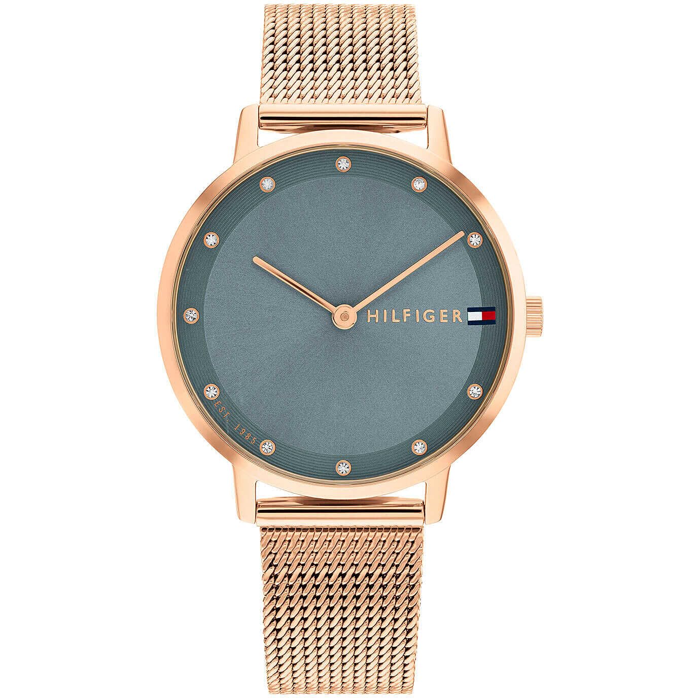 Tommy Hilfiger PIPPA Women's Watch, Analog Blue/Rose Gold
