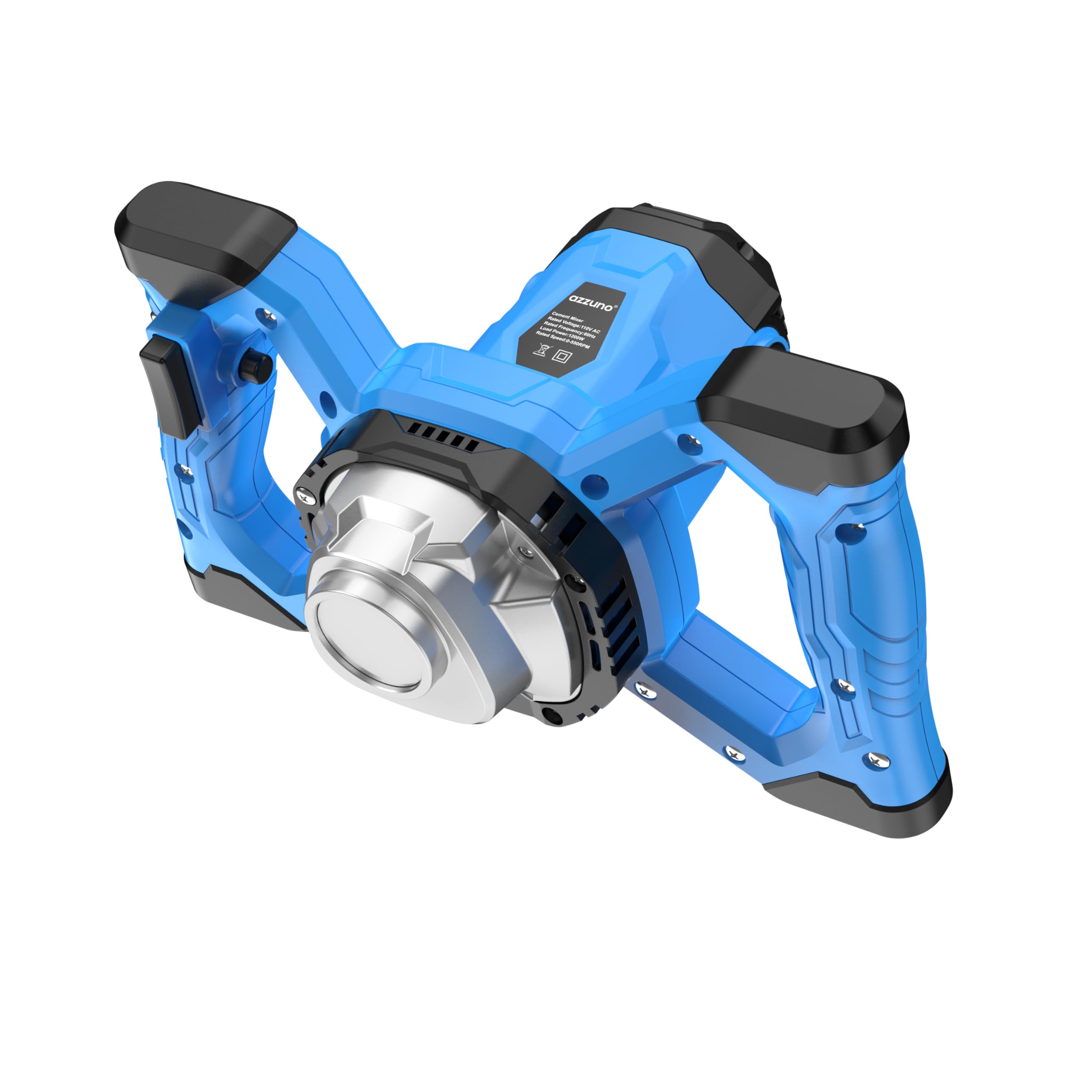 AZZUNO Electric Cement Mixer - Powerful Handheld Mixer -7