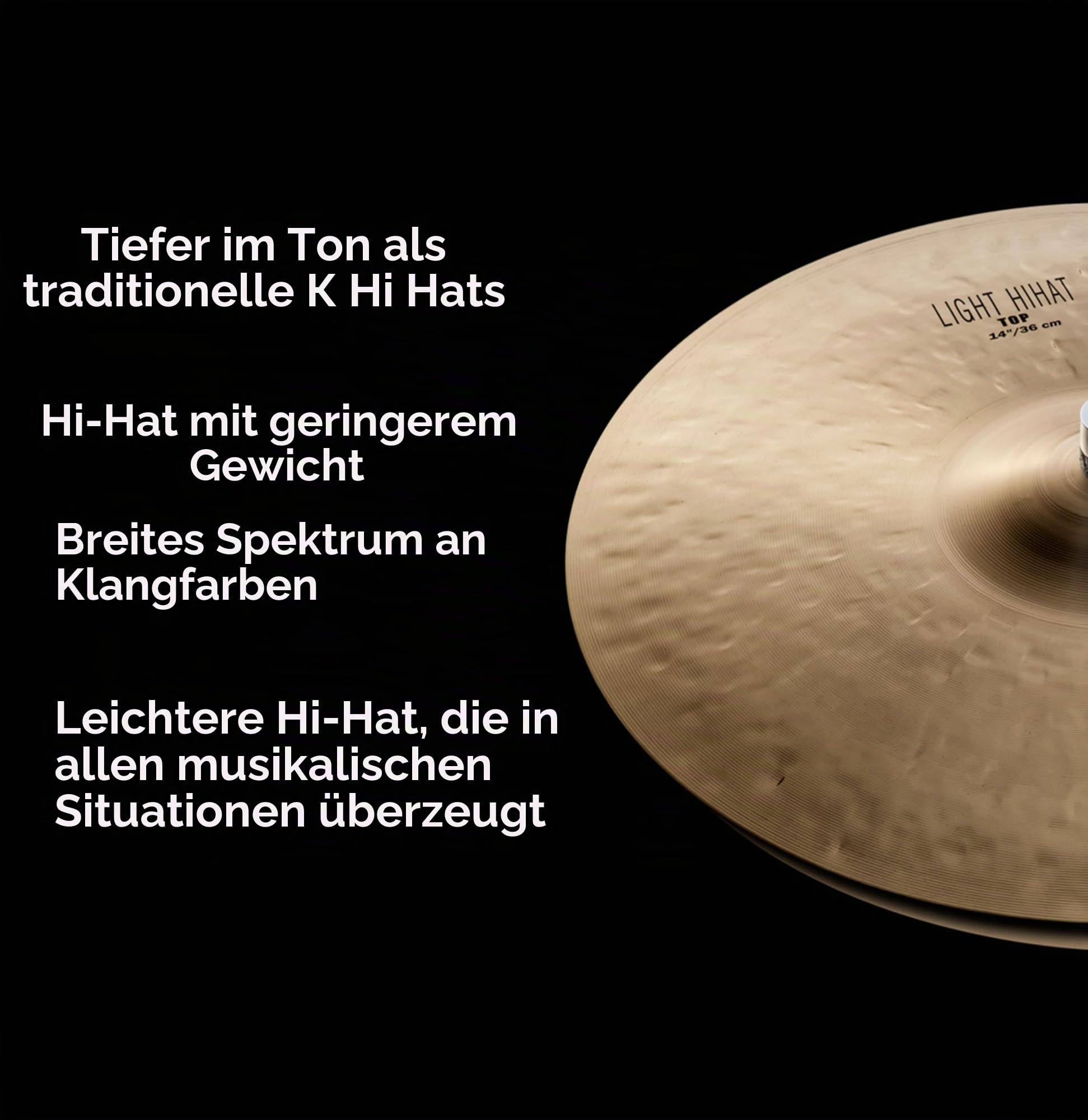 Zildjian K Zildjian Series - 14 Zoll Light Hi-Hat Cymbals - Pair