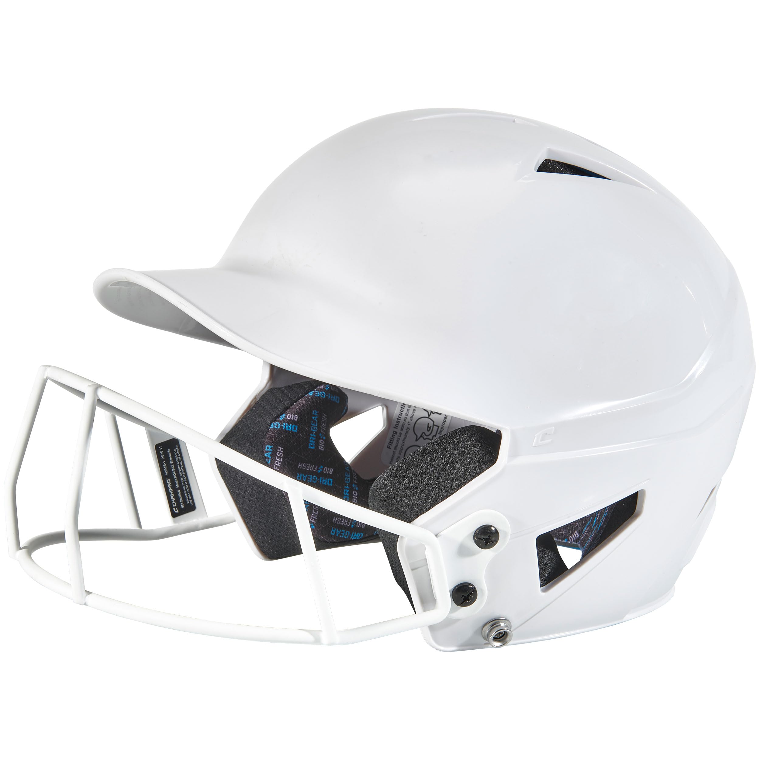 CHAMPROHX Rookie Fastpitch Softball Batting Helmet with Facemask for Youth and Adults of All Ages