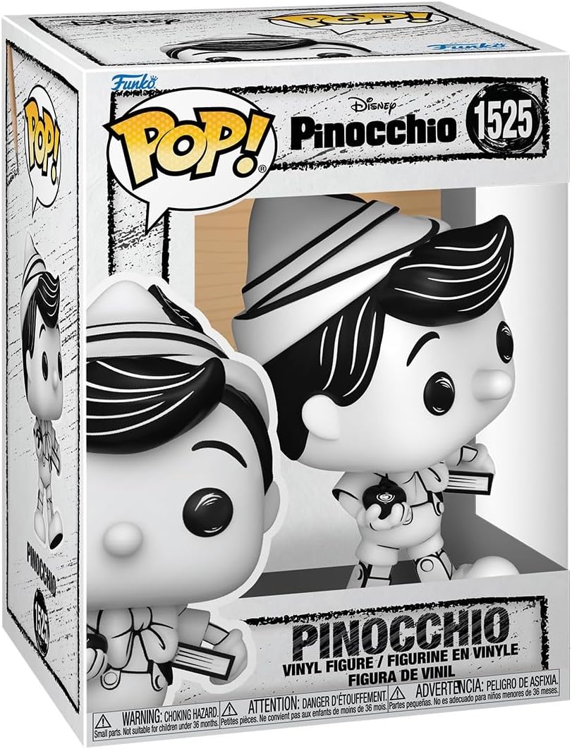 Funko POP Disney: Sketched - Pinocchio - Collectable Vinyl Figure - Gift Idea - Official Merchandise - for Kids & Adults - Movies Fans - Model Figure for Collectors and Display