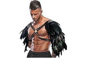 Gothic Midnight Wings Shoulder Armor Harness