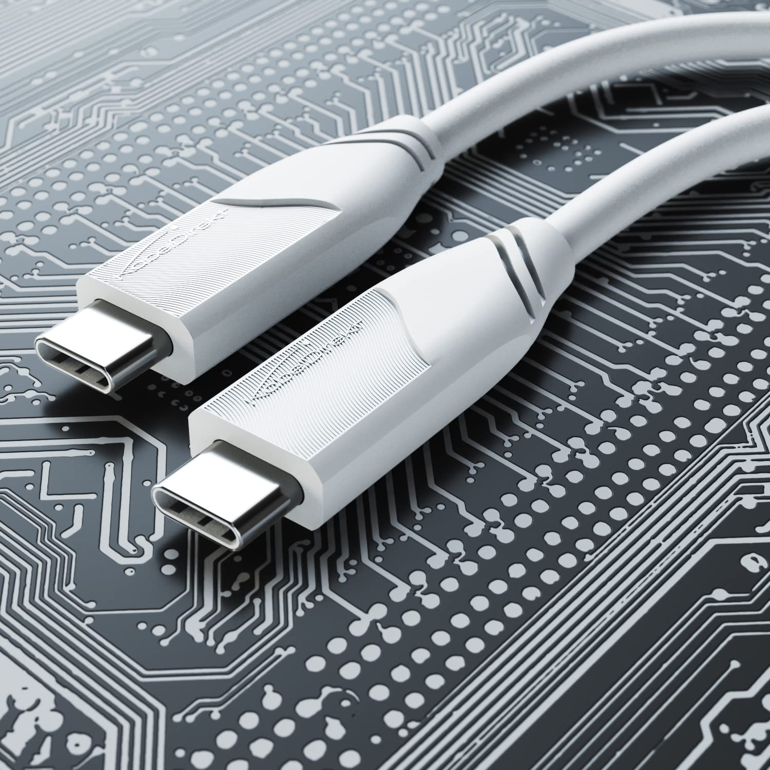 KabelDirekt – Kabel USB C All-in-One 8K – 1,8m, biały, 40Gbit/s, 100W | Przesyła dane i wideo z prędkością 40Gbit/s, 100W, uniwersalny kabel do przesyłania danych/ładowania/monitora