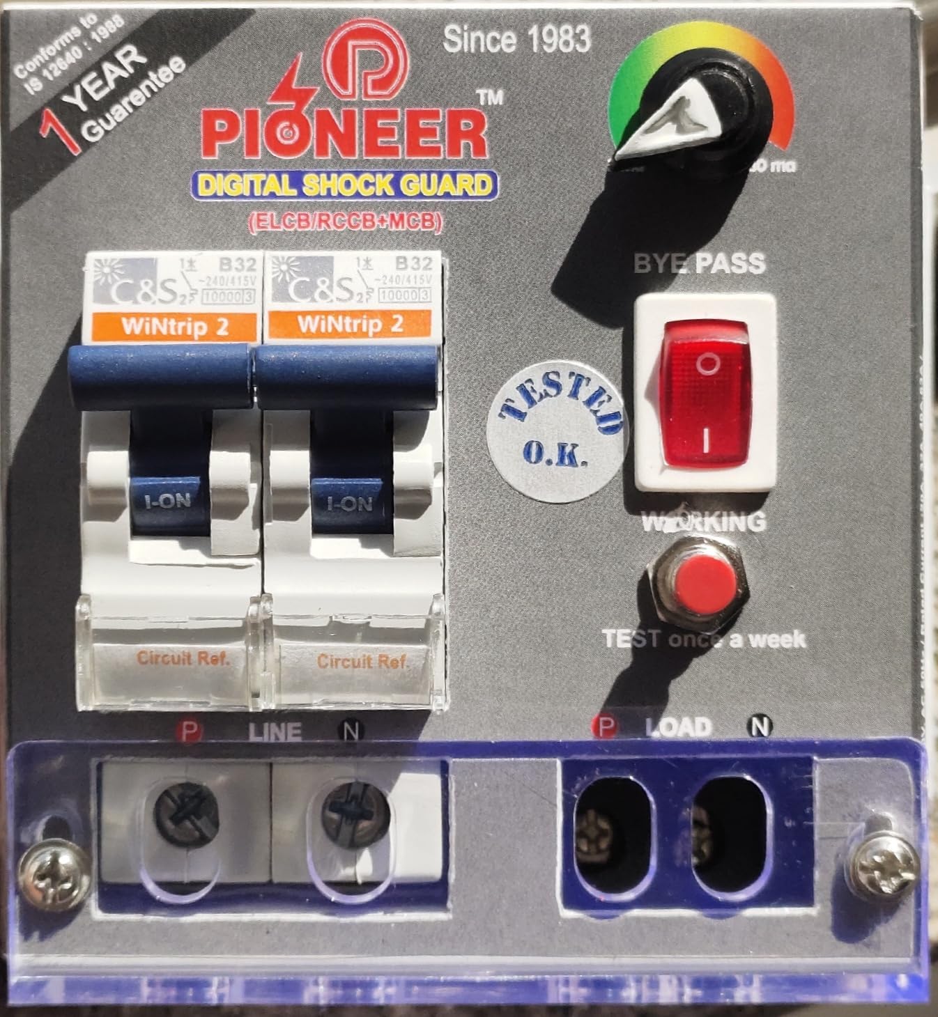 Pioneer Digital Shock Guard Single Phase (32 AMP DP Mini)
