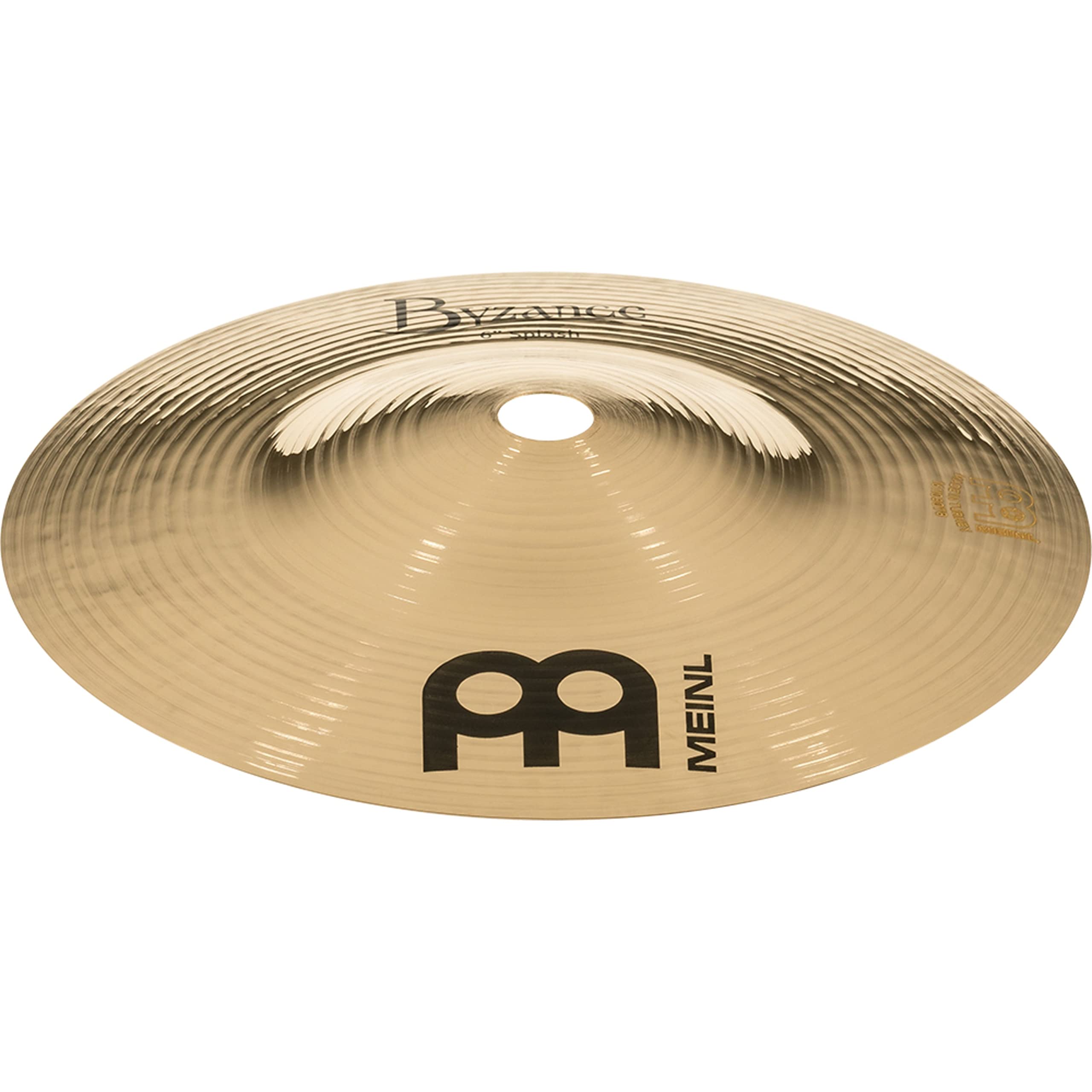 Meinl Cymbals Byzance Brilliant Piatto Splash 6 pollici (15,24cm) per Batteria - Bronzo B20 , Finitura Brillante (B6S-B)