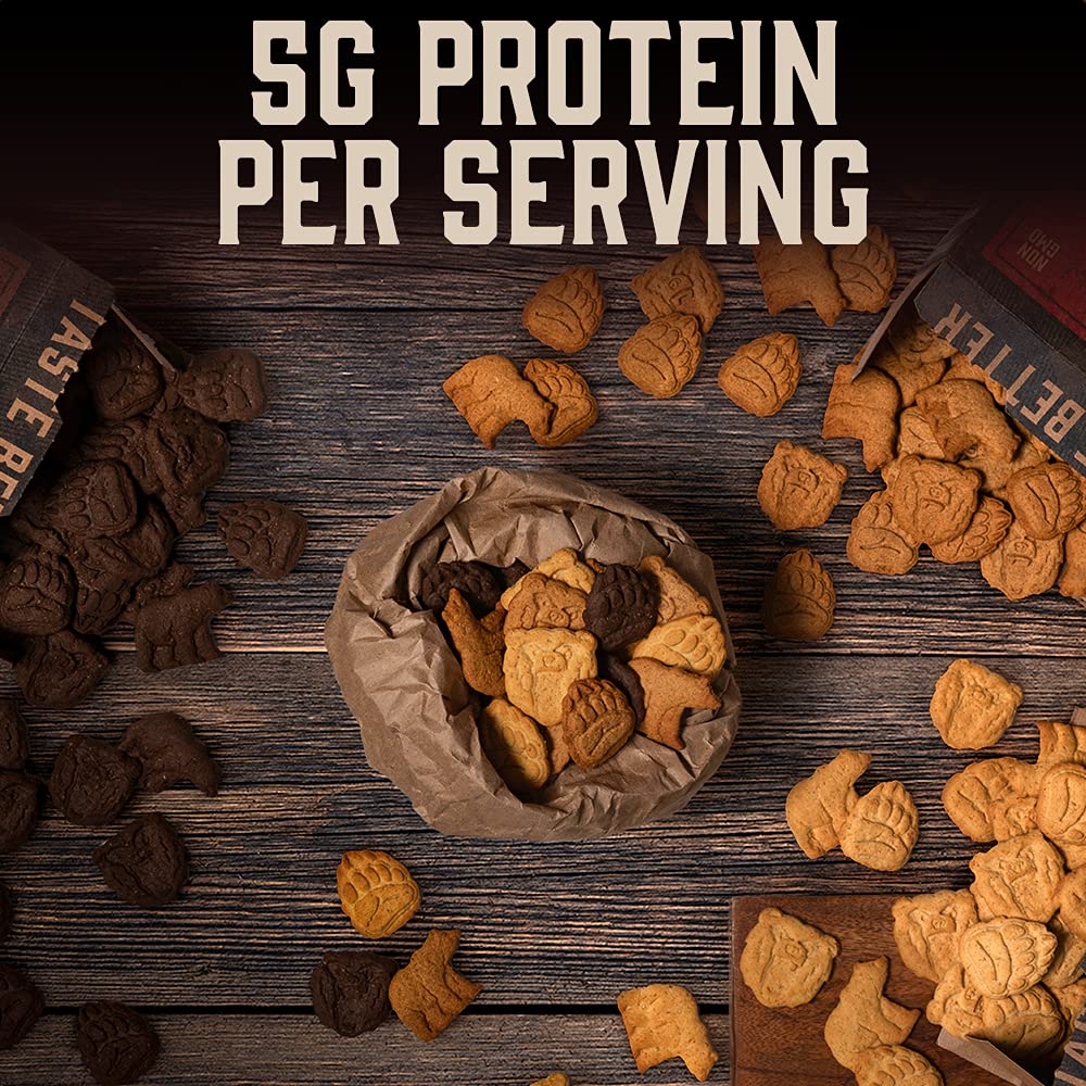 Bear Bites, Protein Graham Crackers Variety Pack Honey, Chocolate