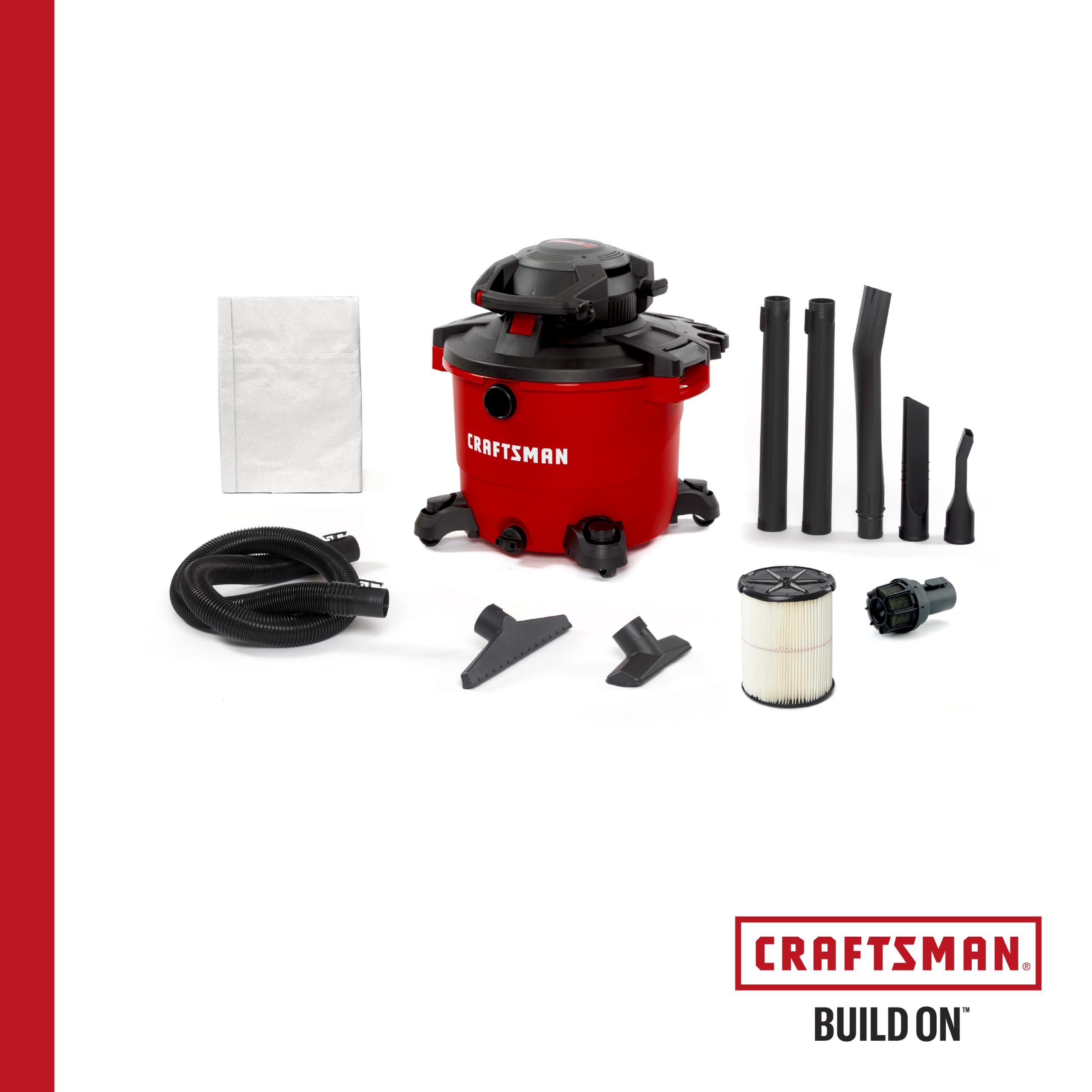 CRAFTSMAN 16 Gal. Wet Dry Vac - Powerful 2-in-1 -10