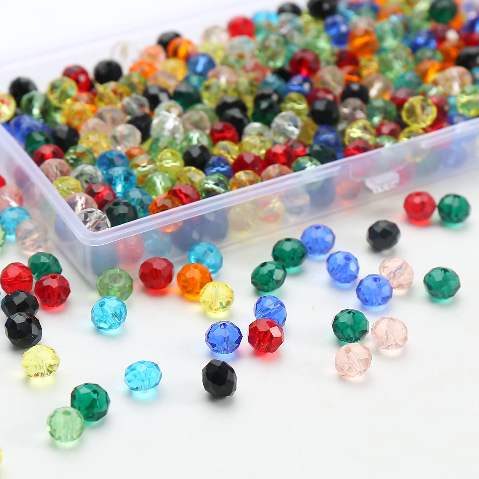 Sfaccettate 8 Mm - Oro Scuro - 25 Pz. - Perline Fimo & Co Di Cerfogli - Foto 4