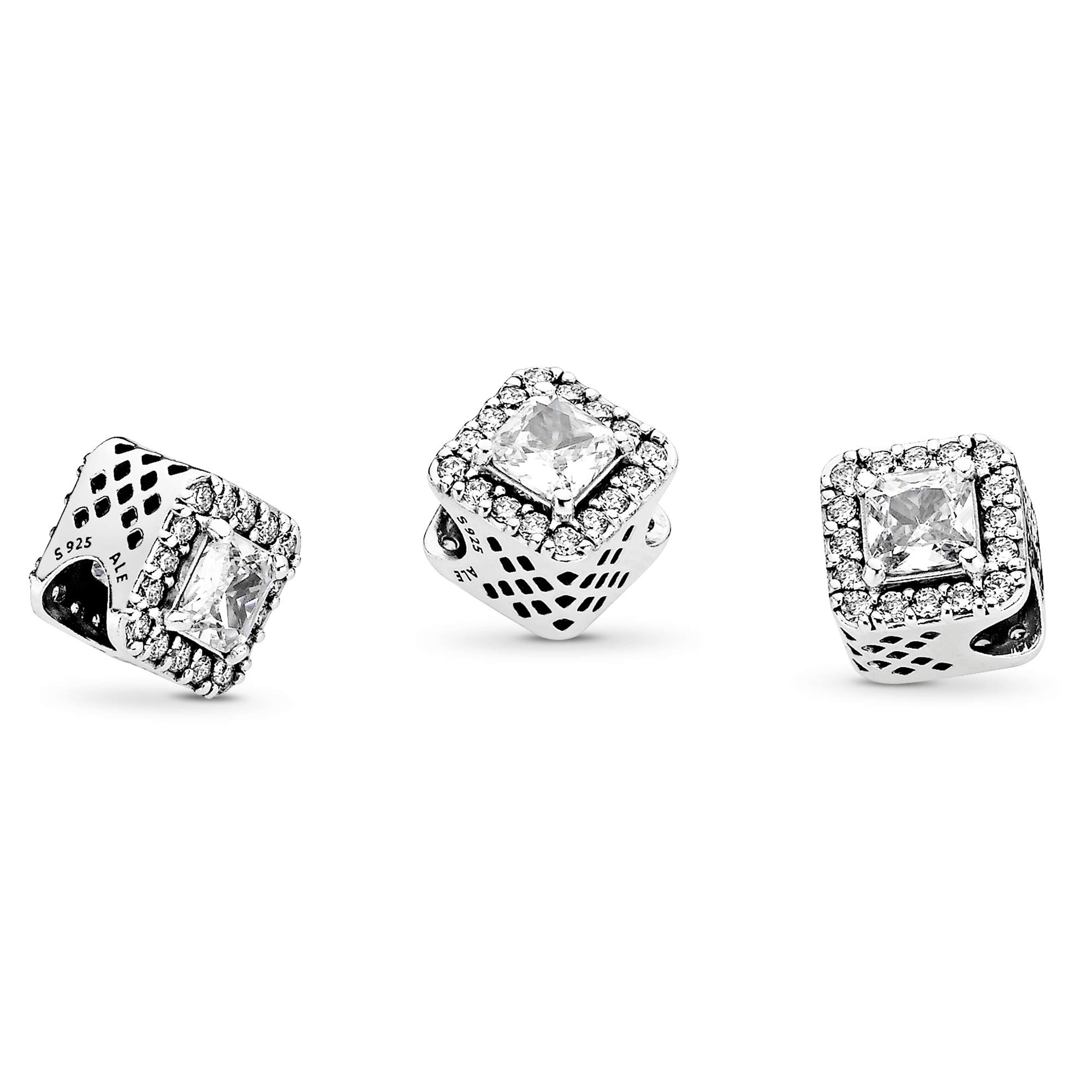Pandora Charm en plata de ley Resplandor Geométrico 796206CZ