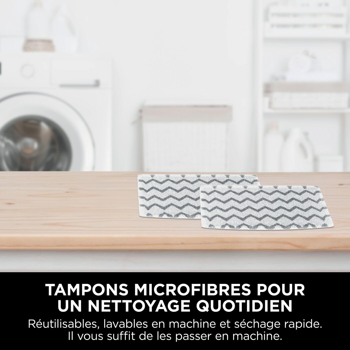 Shark SteamSpot avec technologie Steam Blaster pour sols durs, Balai vapeur léger, Sans produit chimique, Réservoir d’eau amovible, 2 tampons Dirt Grip lavables en machine, Blanc et Cuivre S2001EU