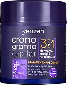 Yenzah YENZAH - CRONOGRAMA 3 EM 1 - MÁSCARA PÓS QUÍMICA,