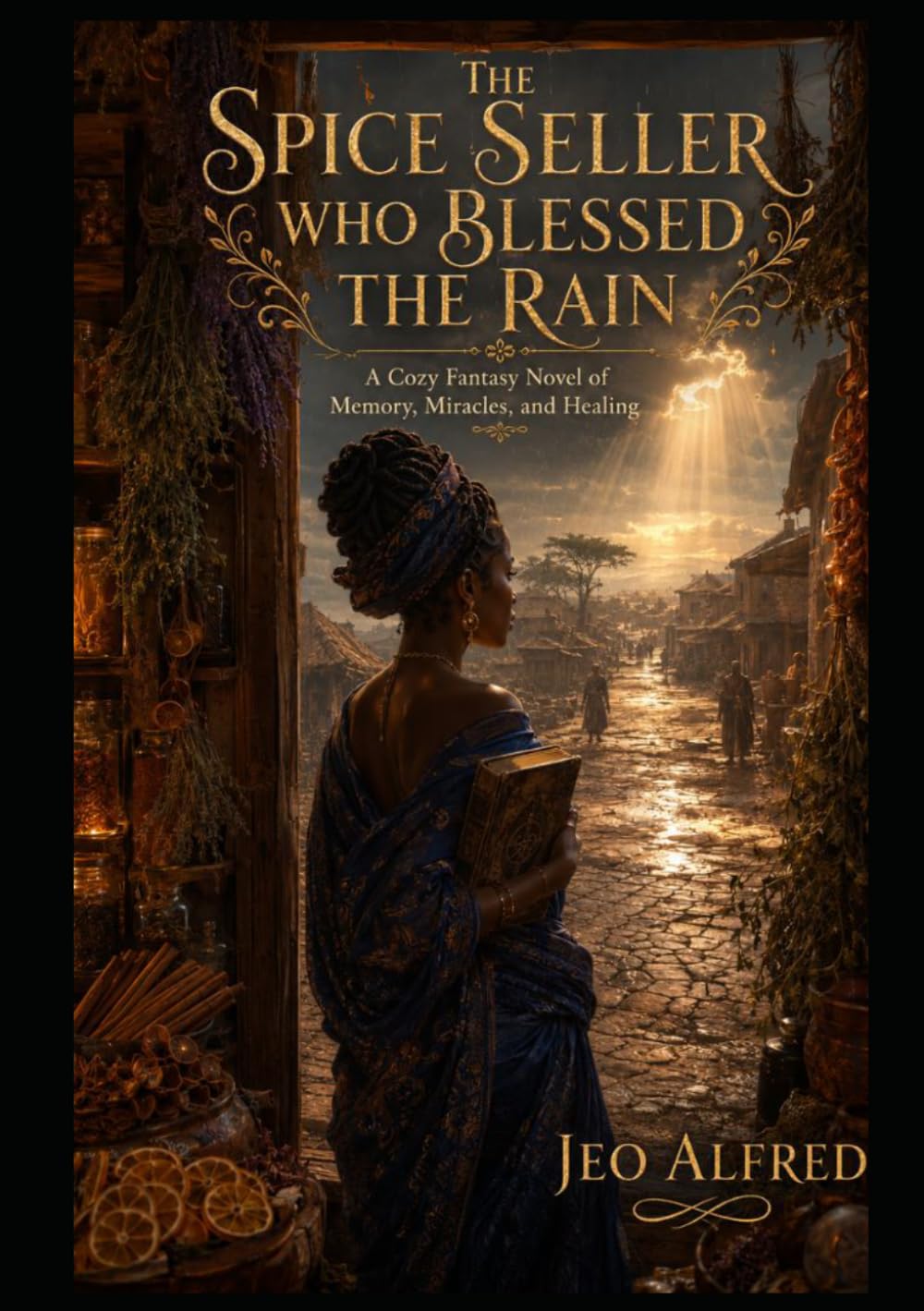 THE SPICE SELLER WHO BLESSED THE RAIN: A Cozy Fantasy Novel of Memory, Miracles, and Healing