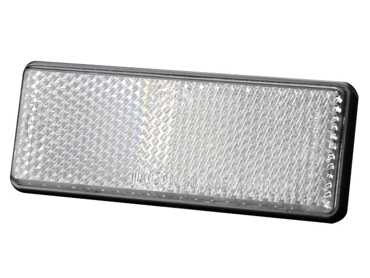 Amazon | 汎用 リフレクター ホワイト クリア 角型 両面テープ 貼り