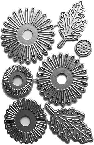 Miniatura 2 de Marco de flores 3D de corte de metal para álbumes de recortes, troqueles de corte para manualidades, decoración de tarjetas, papel, manualidades,