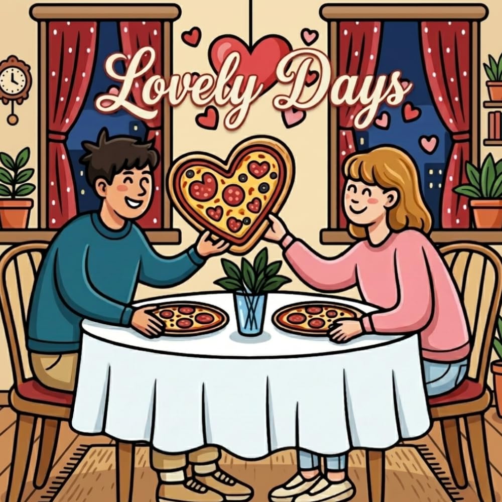 Lovely Days: A Bold and Easy Coloring Book for Adults Featuring Sweet Couples and Cozy Creatures