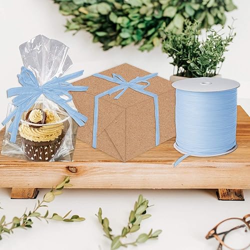 Miniatura 4 de Jillson Roberts - Cinta de rafia de papel ecológico, natural, carrete de 1000 yardas (BPR18)