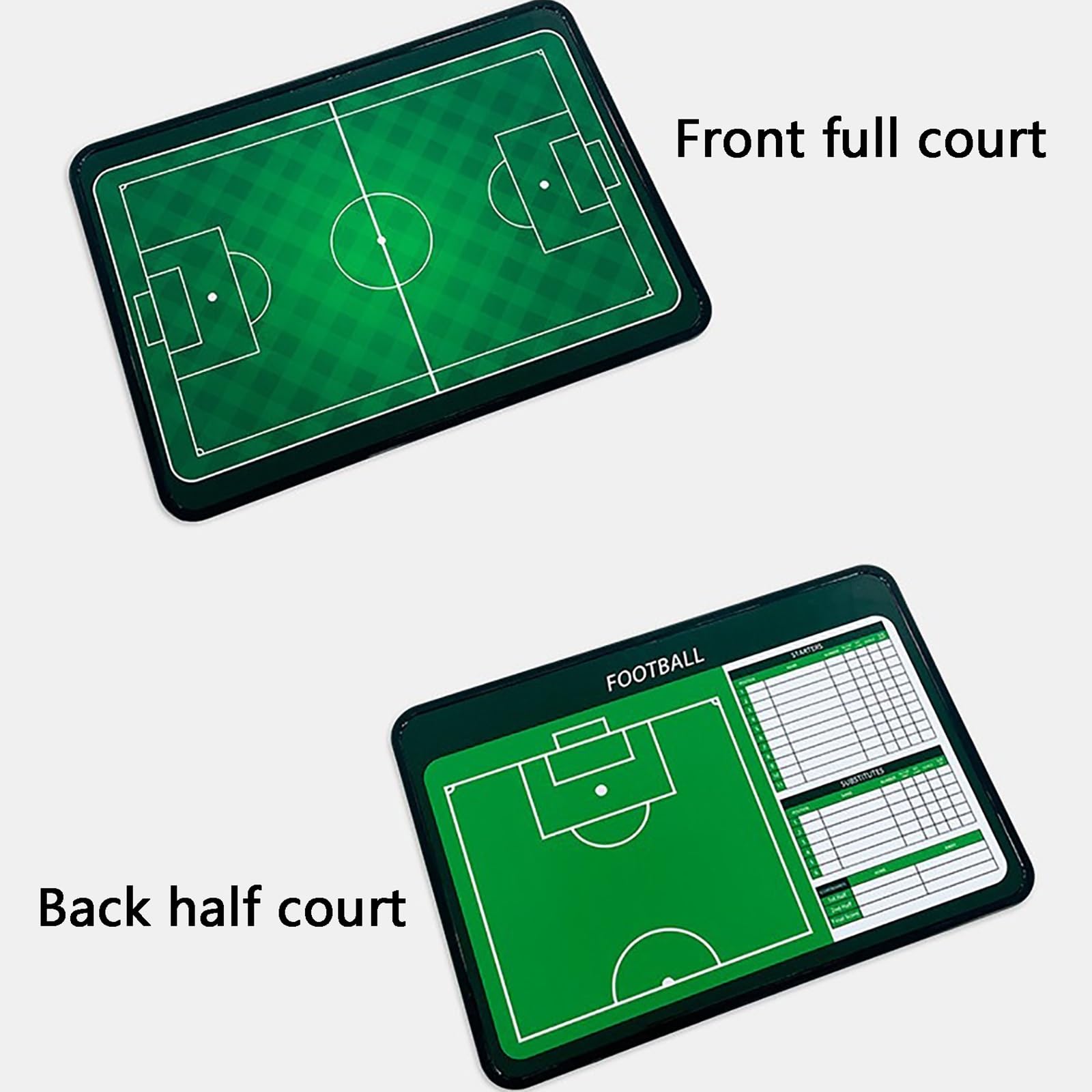 Lavagna per Allenatori di Calcio, Cartellina Allenatore con Penna, Pedine Magnetiche, Facile da Scrivere e Cancellare, Design a Doppia Faccia, con Borsa per Il Trasporto