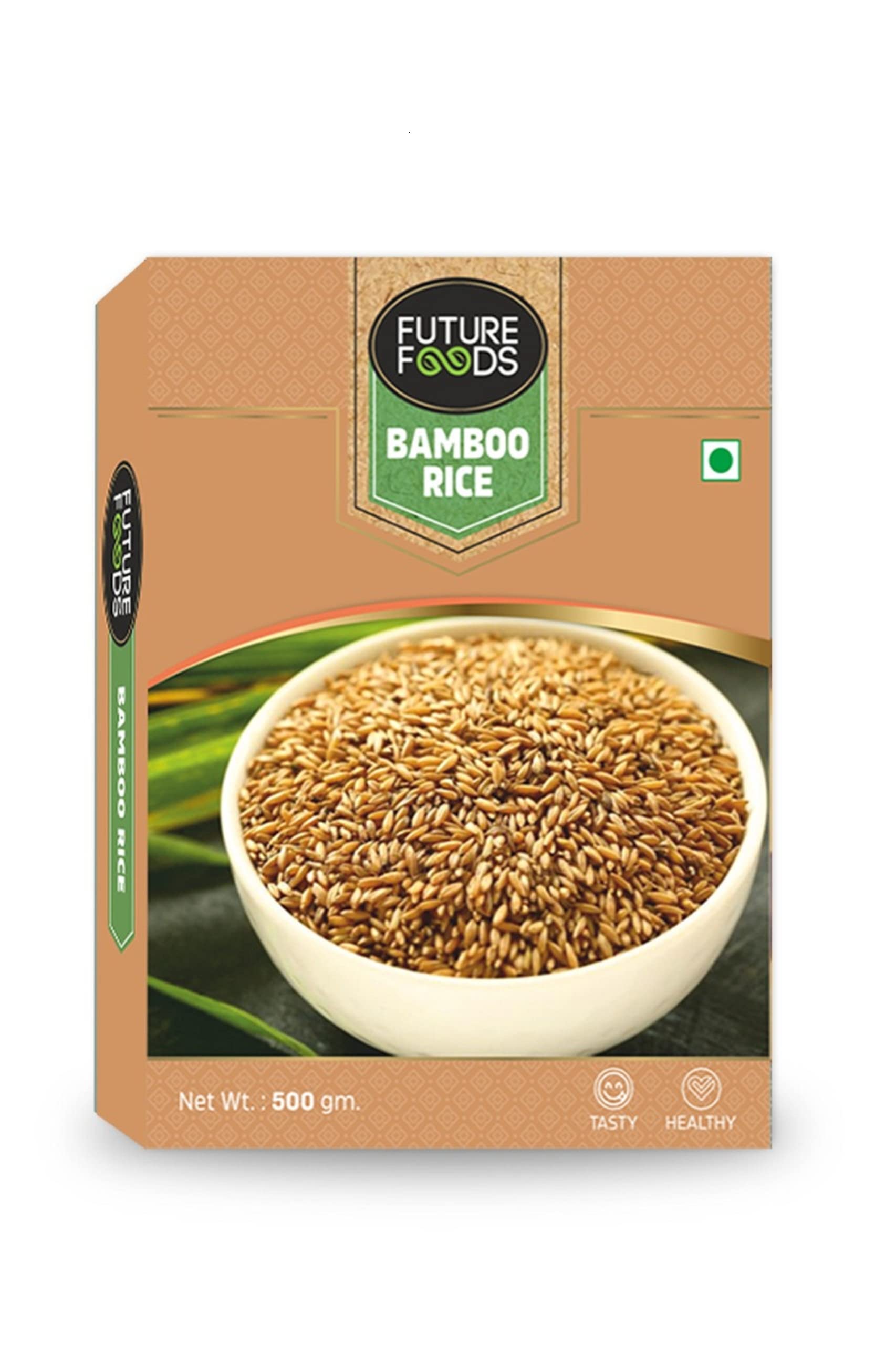 Future Foods Premium Bamboo Rice | Protein Rich | Nutrient Rich | With Anti-Diabetic Properties | Vitamin B Rich | Fat Free, 450 gram