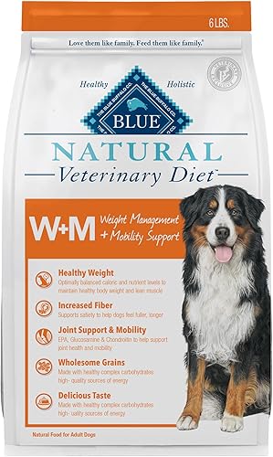 Miniatura 1 de Blue Buffalo Dieta veterinaria natural con control de peso y apoyo de movilidad para perros, bolsa de salmón de 6 libras