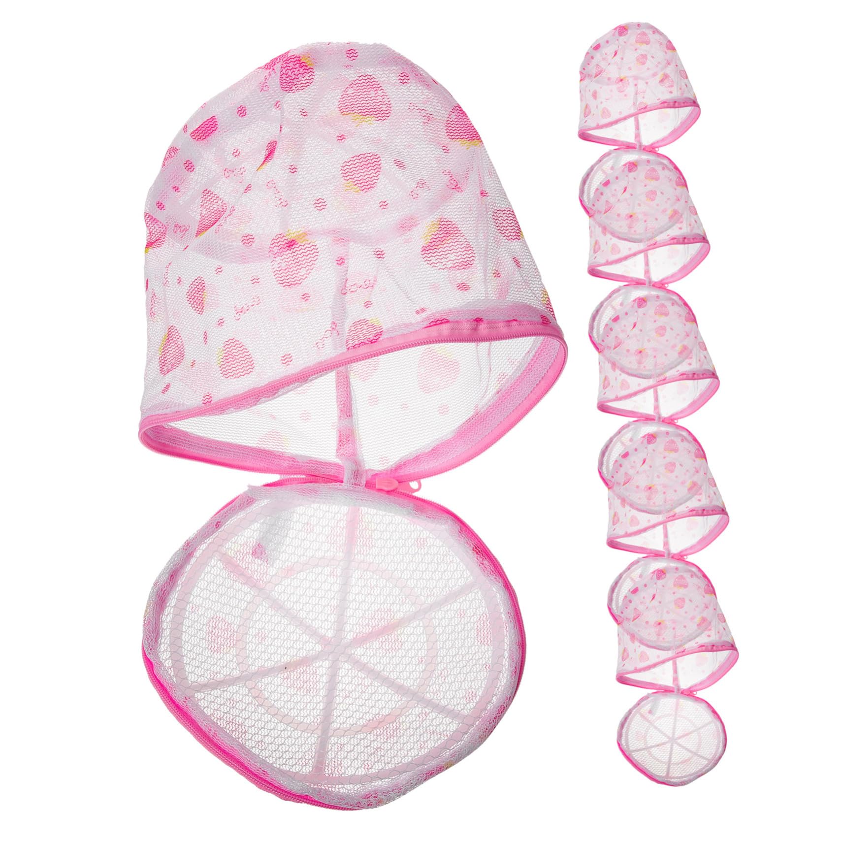 Didiseaon 3 Set Sacco Della Biancheria Borsa Portaoggetti Buste Zip Doppio Cesto Della Biancheria Sacchi A Rete Per Il Bucato Borse Borsa Portabiancheria Con Cerniera Rete Di Nylon 6 Pezzi*3
