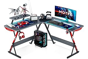 Spaciously Expansive Gaming Haven: motpk Gaming Desk 39 Inch