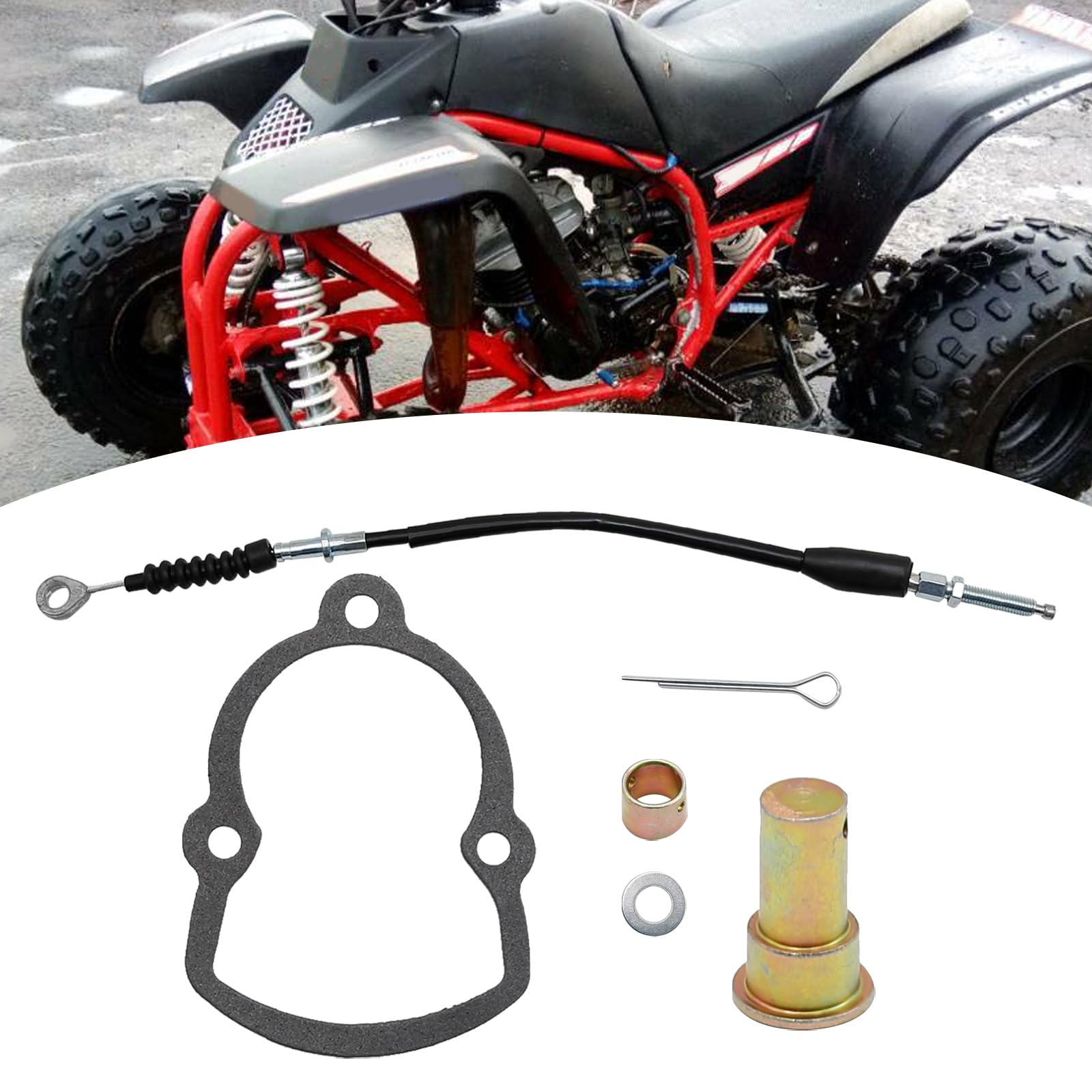 Kit de cable de freno trasero de repuesto para Yamaha Blaster 200 YFS200 1988-2001