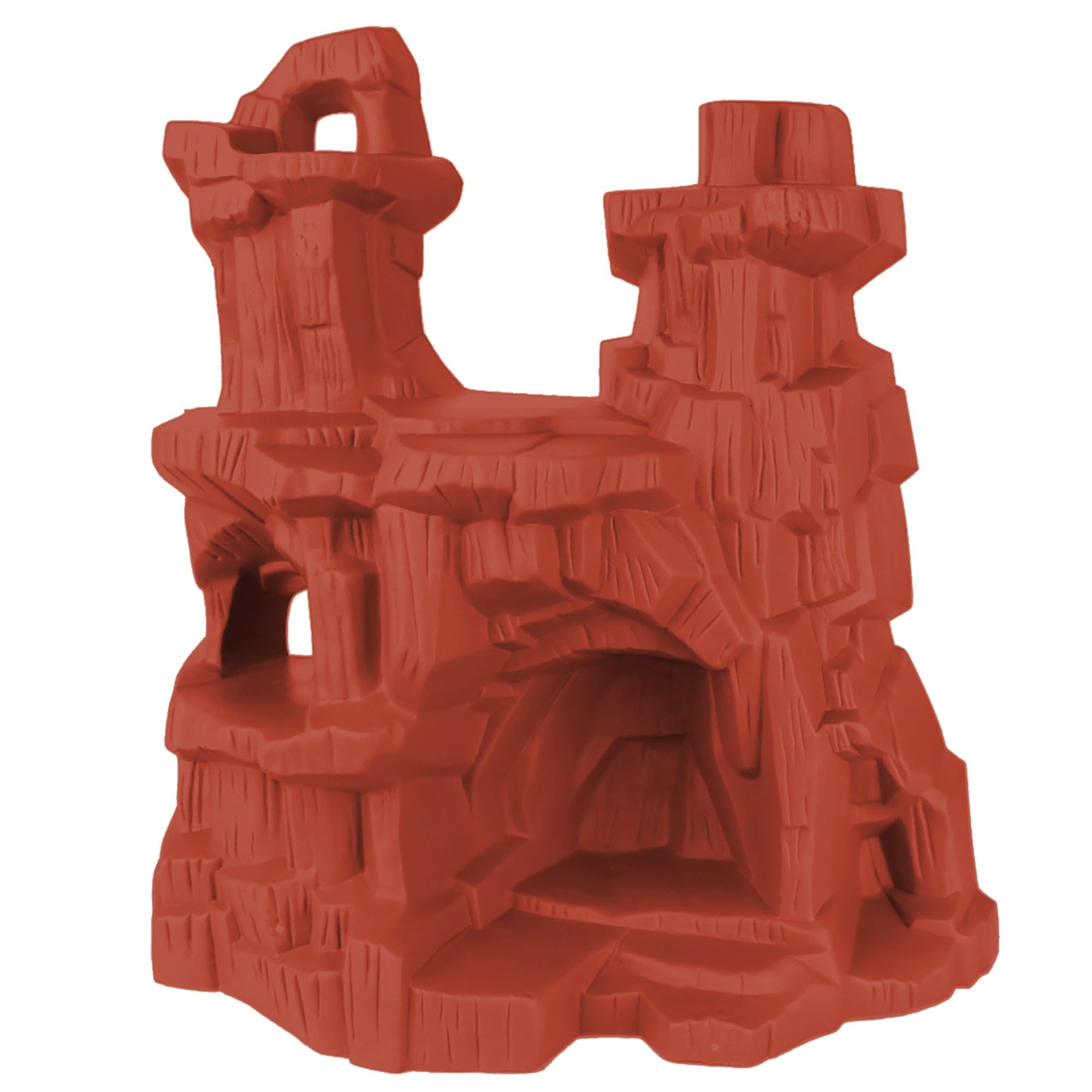 Tim Mee Toytimmee Battle Mountain Scenery Rust Red Figure Display
