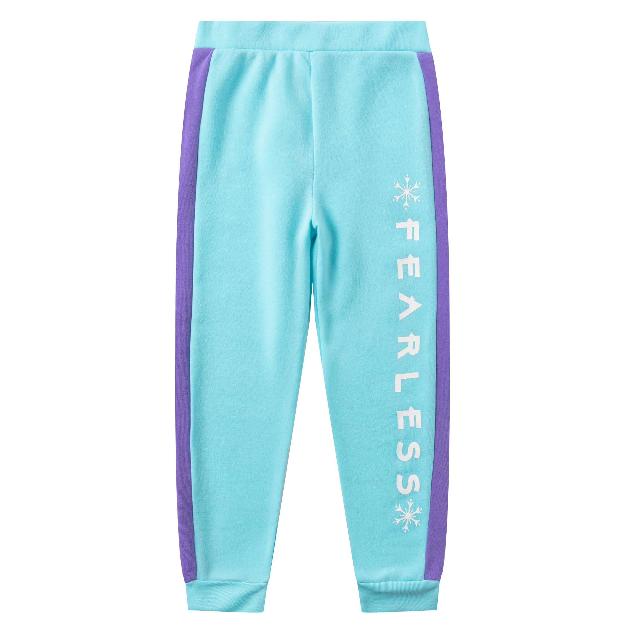 Disney Frozen - Set composto da camicia a maniche lunghe e pantaloni da jogging per ragazze, comodo abbigliamento attivo per bambini