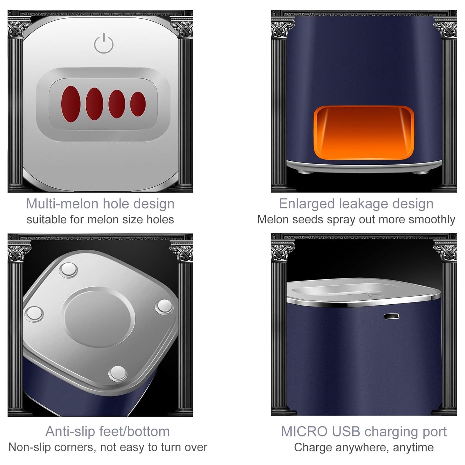 Melonn Schälmaschine - Automatischer Nussschäler Für Sonnenblumenkerne | Elektrisch & Praktisch