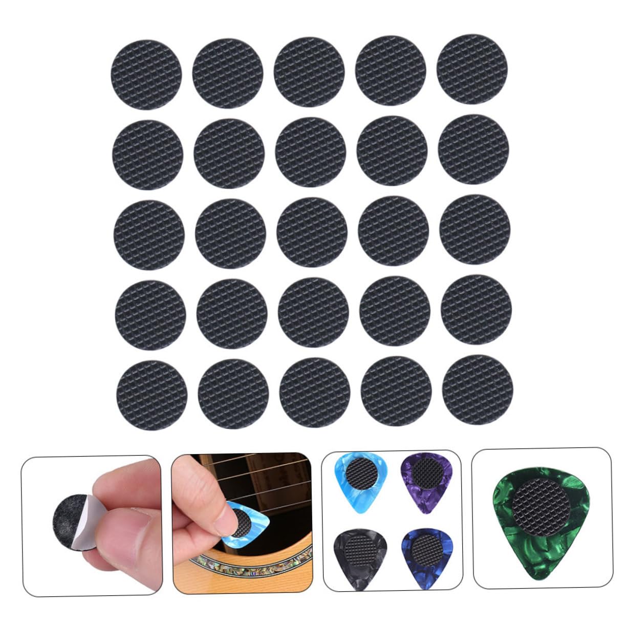 ifundom 200 Pz presa di presa pratica impugnatura per plettro per chitarra plettro per chitarra con impugnatura in sughero chitarra acustica fornitura di chitarre forniture per chitarra