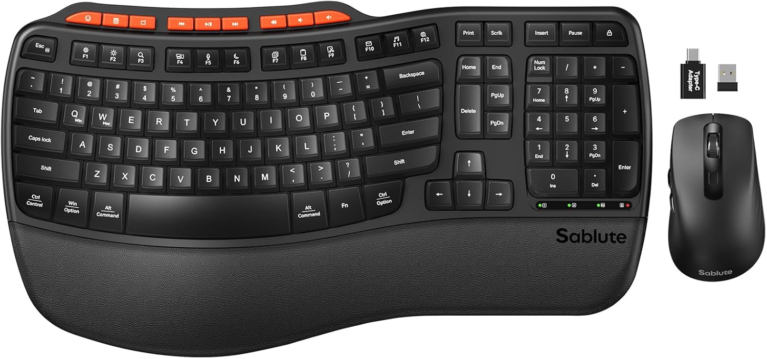 Ergonomic Wireless Keyboard