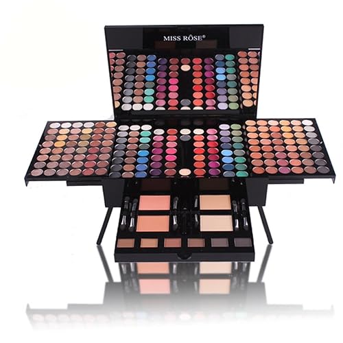 Pure Vie Kit de maquillaje para salĂłn y uso diario paleta de 180colores Sombra para ojos corrector rubor brillo labial Pure Vie Kit de maquillaje para salĂłn y uso diario paleta de 180colores Sombra para ojos corrector rubor brillo labial