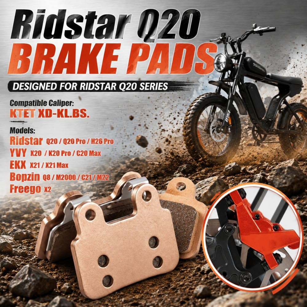 Fahrradbremsbeläge für Q20 Q20 Pro H26 Pro YVY Elektrofahrradzubehör
